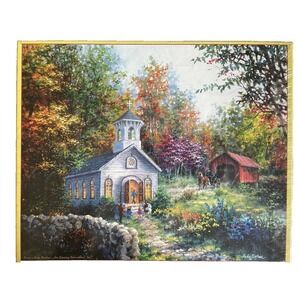 SunsOut Worship in the Countryside Jigsaw Puzzle Pc 1500 24" x 33" Sealed Boehme